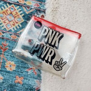Victoria's Secret PINK PWR Clear Cosmetic Bag